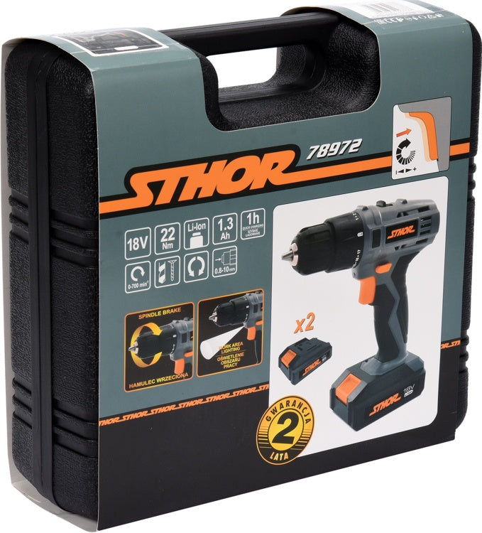 DRILL DRIVER 18V - 2X 1.3AH (78972)