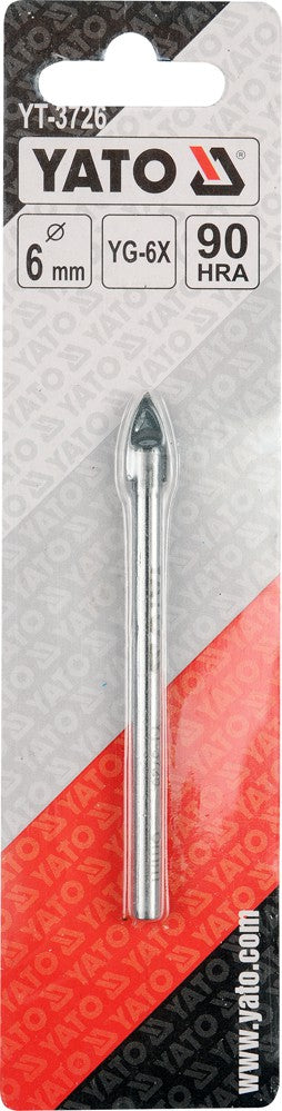GLASS AND TILE DRILL BIT 6MM (YT-3726)