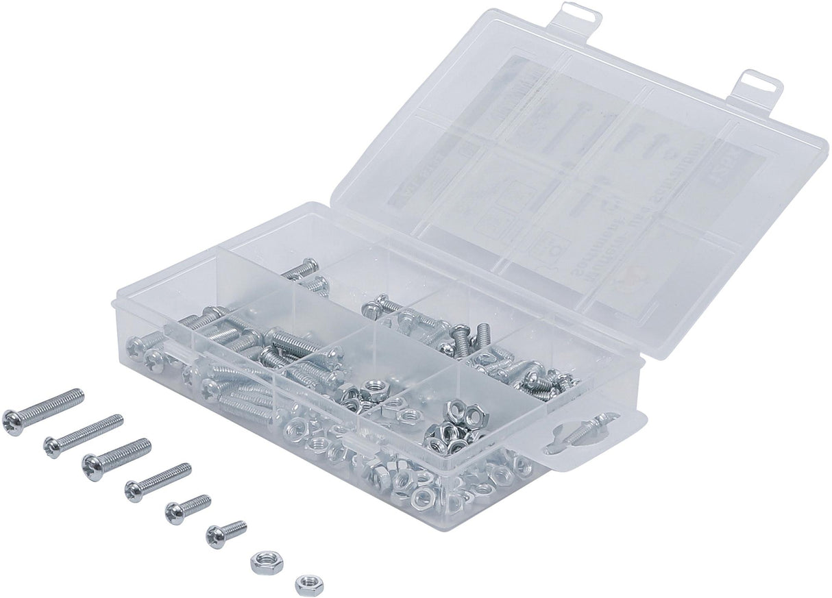 NUT AND SCREW ASSORTMENT | METRIC | M4 / M5 | 126 PCS. (8134)