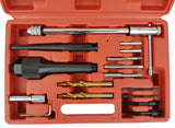 GLOW PLUG REMOVAL AND THREAD REPAIR/RENEWAL KIT | 16 PCS. (SX0408)