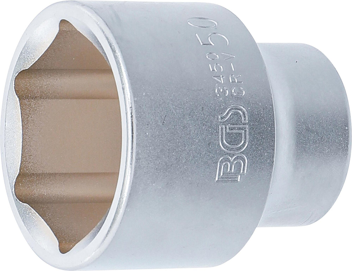 SOCKET, HEXAGON | 20 MM (3/4") DRIVE | 50 MM (3450)