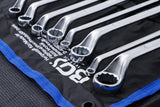 DOUBLE RING SPANNER SET | OFFSET | 6 X 7 - 20 X 22 MM | 8 PCS. (1209)