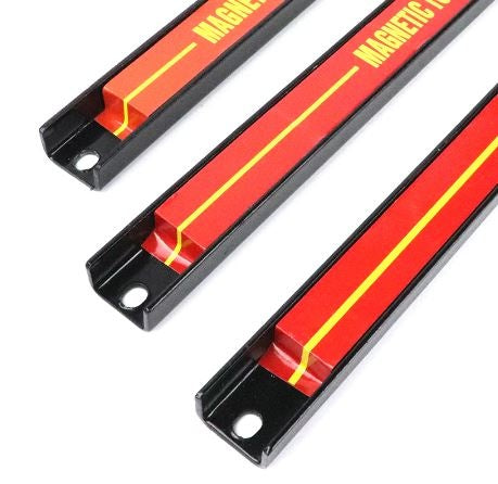 MAGNETIC STRIPS / HOLDERS SET | 230/370/480 MM | 3 PCS. (QJ70300)