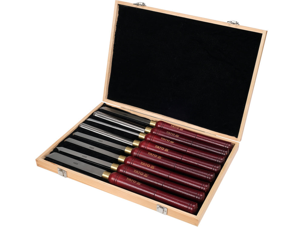 WOODEN TURNING TOOL SET 8 PCS (YT-62780)