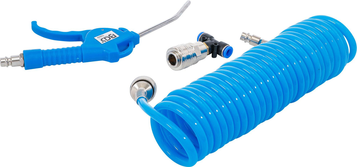 AIR BLOW GUN | WITH SPIRAL AIR HOSE AND T-CONNECTOR (74253)
