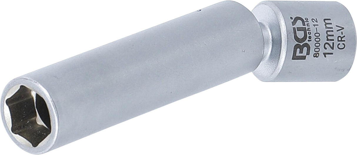 SWIVEL GLOW & SPARK PLUG SOCKET | 10 MM (3/8") | 12 MM (80000-12)