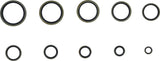 SEAL RING ASSORTMENT | METAL | WITH RUBBER SEALING BEAD | 150 PCS. (9306)