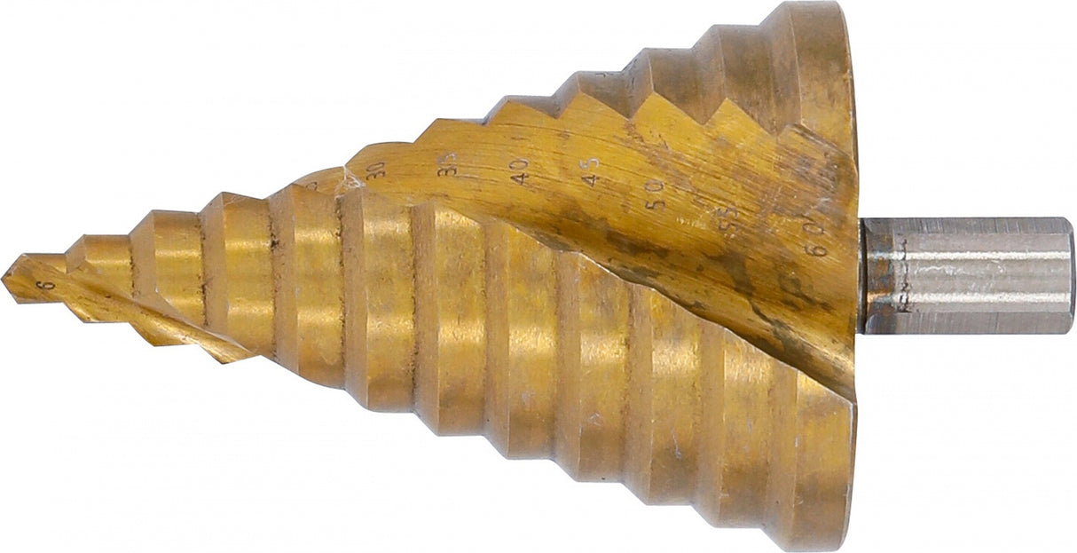 STEP DRILL | TITANIUM-NITRIDED | Ø 6 - 60 MM (74429)