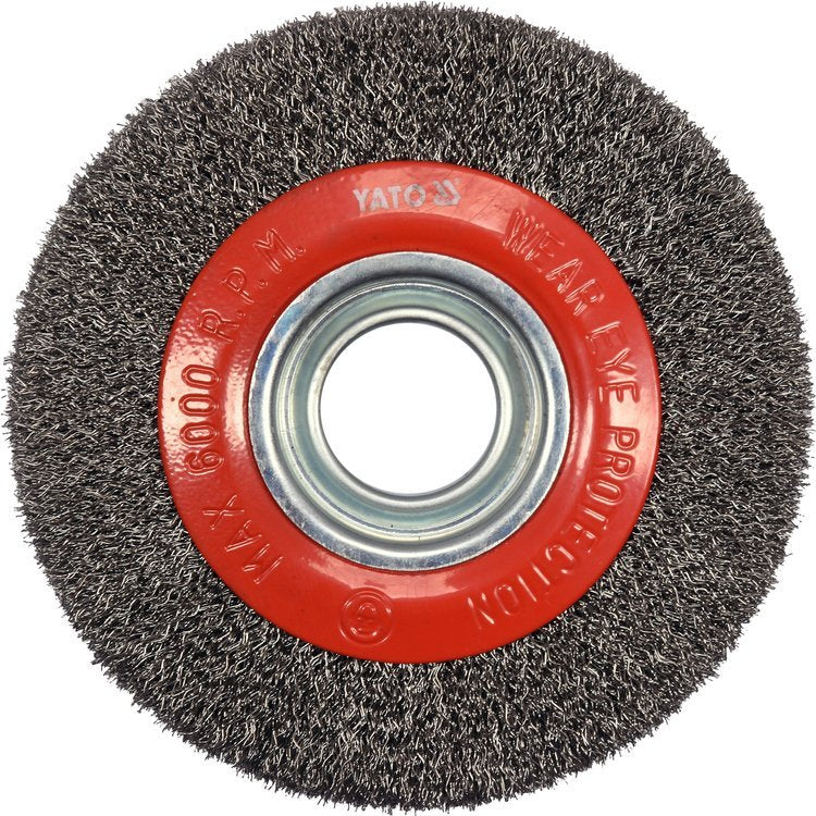 WIRE BRUSH 150MM ⌀32MM INOX (YT-47554)