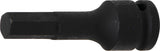 IMPACT BIT SOCKET | LENGTH 75 MM | 12.5 MM (1/2") DRIVE | INTERNAL HEXAGON 12 MM (5481-M12)