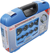 GROOVE NUT SOCKET SET | EXTERNAL TOOTH | KM4 - KM12 | 9 PCS. (8337)