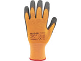 SAFETY GLOVES TOUCHSCREEN FING. PU S. 8 (YT-74751)