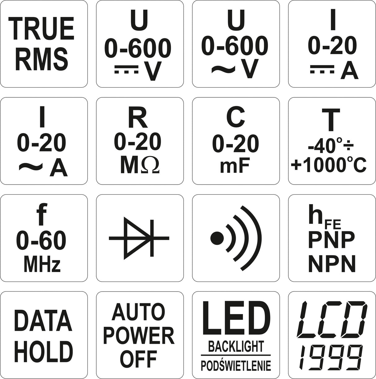 DIGITAL MULTIMETER (YT-73083)