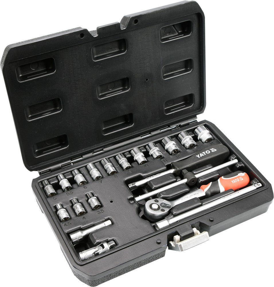 SOCKET SET 1/4" 20PCS (YT-14491)