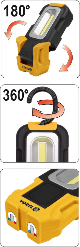 ROTATING HAND LAMP COB LED (82724)