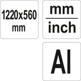ADJUSTABLE T-SQARE 1270 MM (YT-70792)