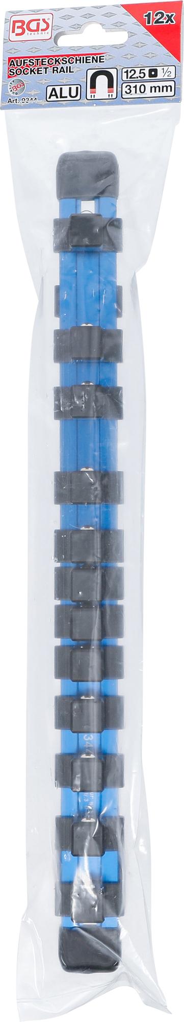 SOCKET HOLDER WITH SQUARE FOR 12 SOCKETS | MAGNETIC | FOR 12.5 MM (1/2") DRIVE (9344)