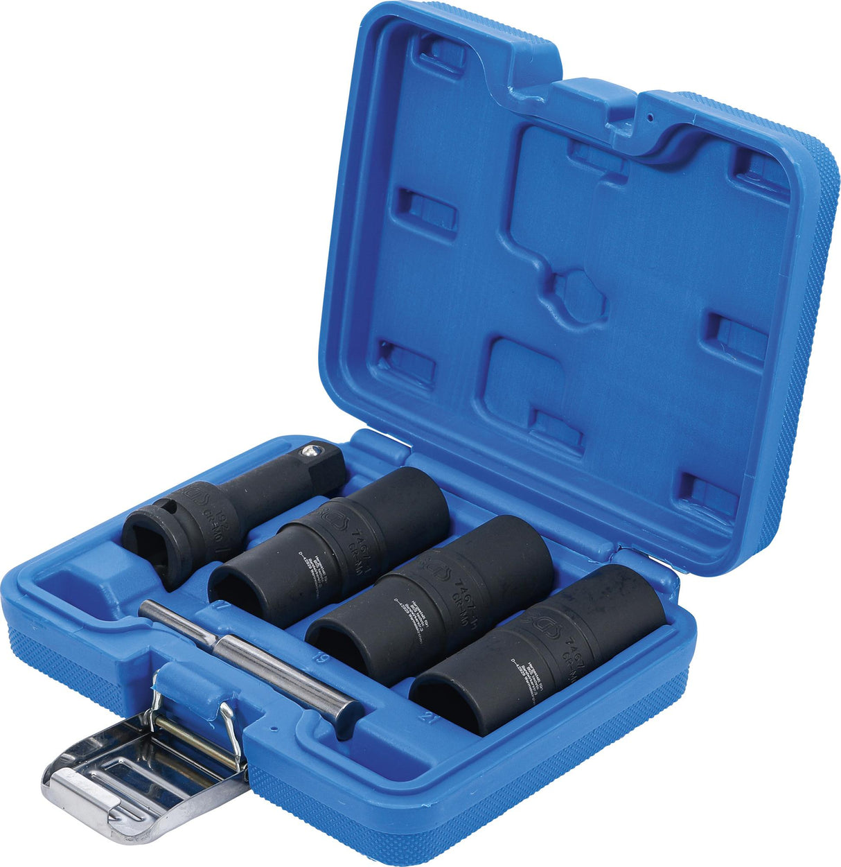 SPECIAL IMPACT DOUBLE-SIDED SOCKET SET / EXTERNAL HEXAGON & SCREW EXTRACTORS 17 - 19 - 21 MM | 12.5 MM (1/2") | 3-TLG. (7467)