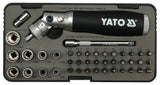 BIT AND SOCKET SET WITH FLEX REVERSIBLE RATCHET SCREWDRIVER | 42 PCS. (YT-2806)