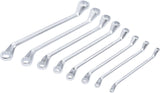 DOUBLE RING SPANNER SET | OFFSET | 6 X 7 - 20 X 22 MM | 8 PCS. (1209)
