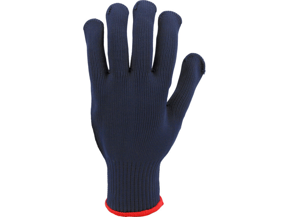 COTTON-POLYESTER GLOVES, PVC DOTS, "PSD" (74104)