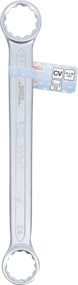DOUBLE RING SPANNER | EXTRA FLAT | 24 X 26 MM (30341B)