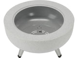 STEEL FIRE PIT 3IN1 WITH GRID 43.5CM (99718)