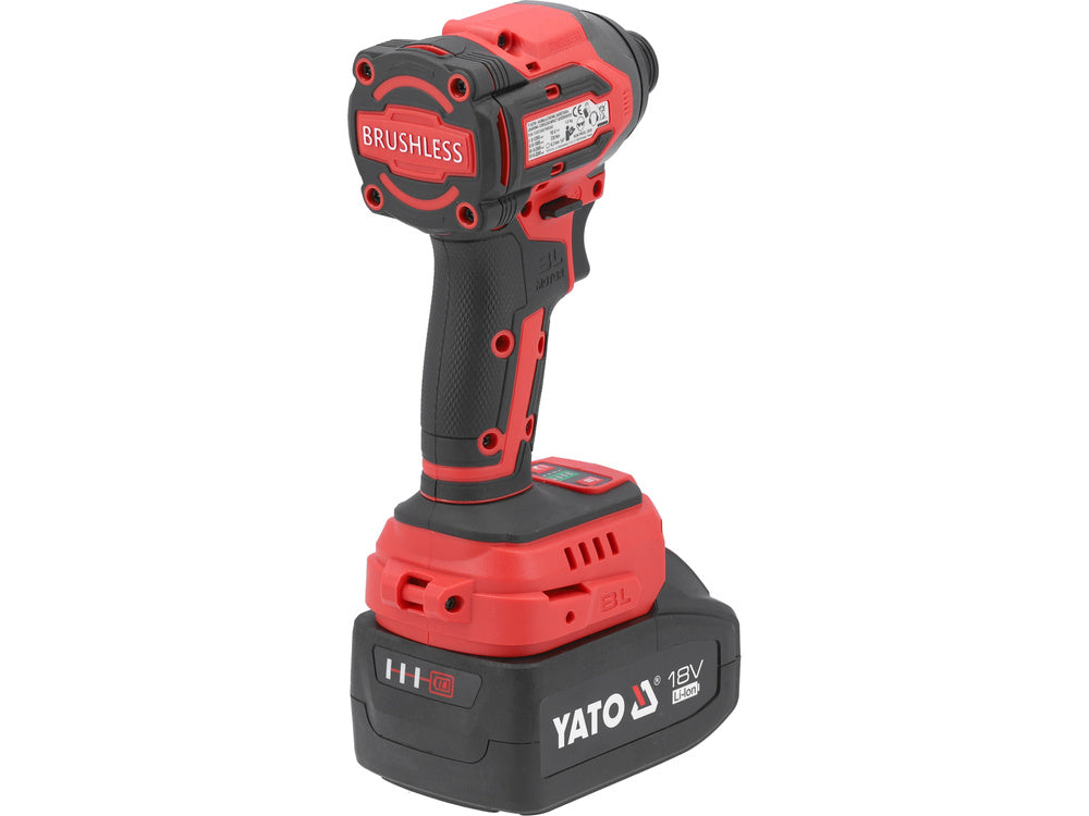 IMPACT SCREWDRIVER 18V HEX 230NM - 4AH (YT-82798)