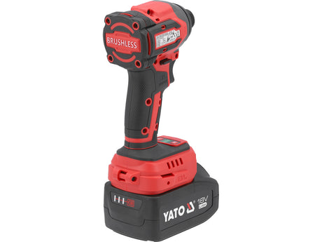 IMPACT SCREWDRIVER 18V HEX 230NM - 4AH (YT-82798)