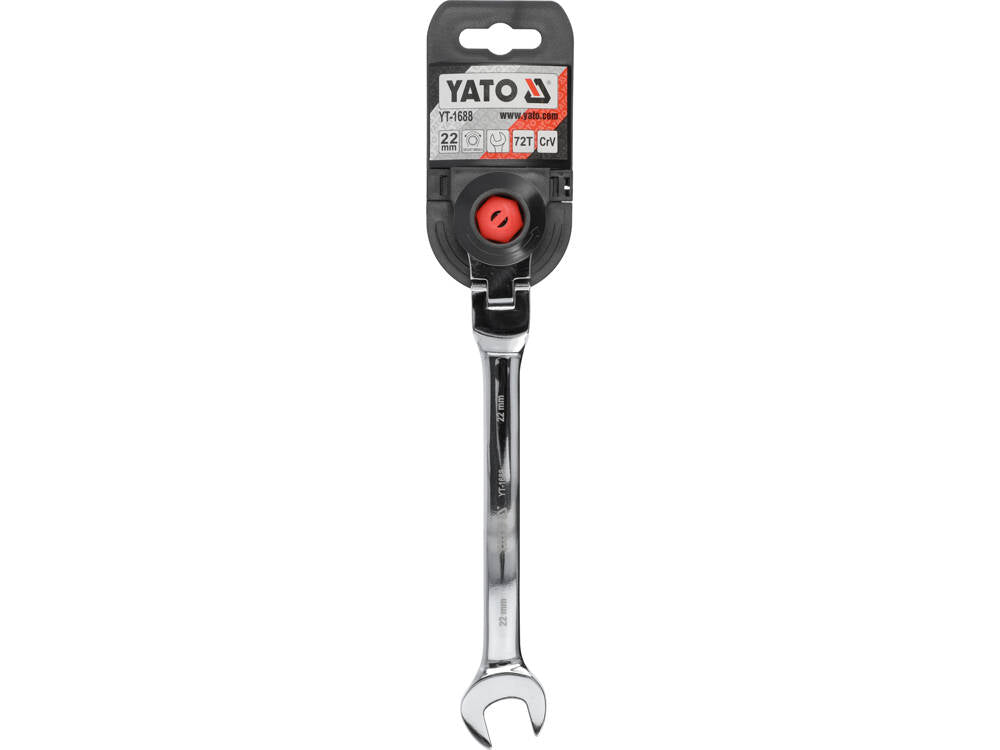 FLEX. RATCHET COMBINATION WRENCH 22MM (YT-1688)