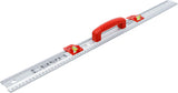 CUTTING AND MARKING RULER | WITH HANDLE AND SPIRIT LEVEL | 750 MM (50866)