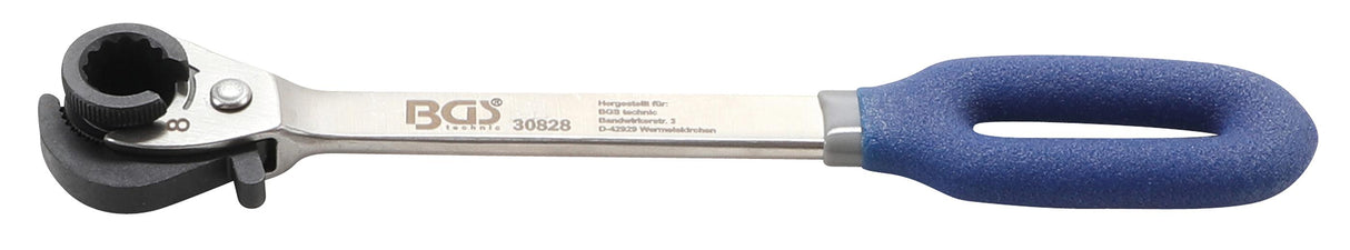 RATCHET RING SPANNER | OPEN | 8 MM (30828)