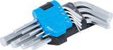 L-TYPE WRENCH SET | SHORT | INTERNAL HEXAGON 1.5 - 10 MM | 9 PCS. (807)