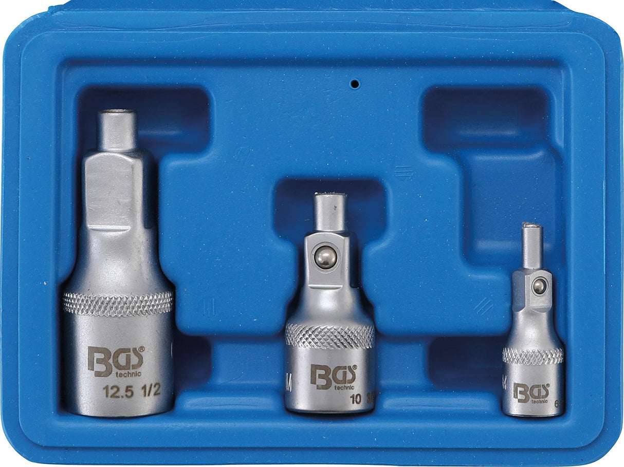 EXTENSION BAR SET WITH MAGNETIC HOLDERS | 6.3 MM (1/4") / 10 MM (3/8") / 12.5 MM (1/2") | 3 PCS. (198)