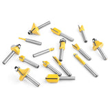 WOOD ROUTER BIT SET | 15 PCS. (SK1637)