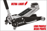 ALUMINIUM DUAL PUMP FLOOR JACK 2,5T (YT-17205)