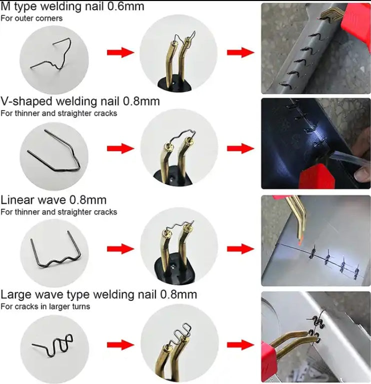 PLASTIC REPAIR SYSTEM/HOT STAPLER PLASTIC WELDING KIT (HSW40)
