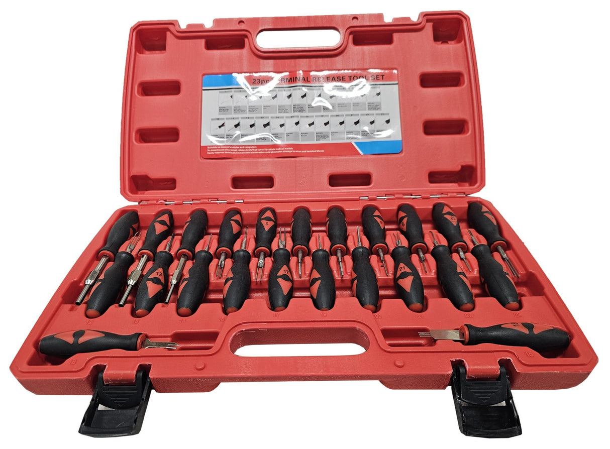 WIRE TOOL SET | FOR COOLING SENSORS / WIRING HARNESSES / TERMINAL BLOCKS | 23 PCS. (TTS23)