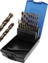 TWIST DRILL SET | HSS-G M35 COBALT STEEL | 1 - 10 MM | 19 PCS. (9297)