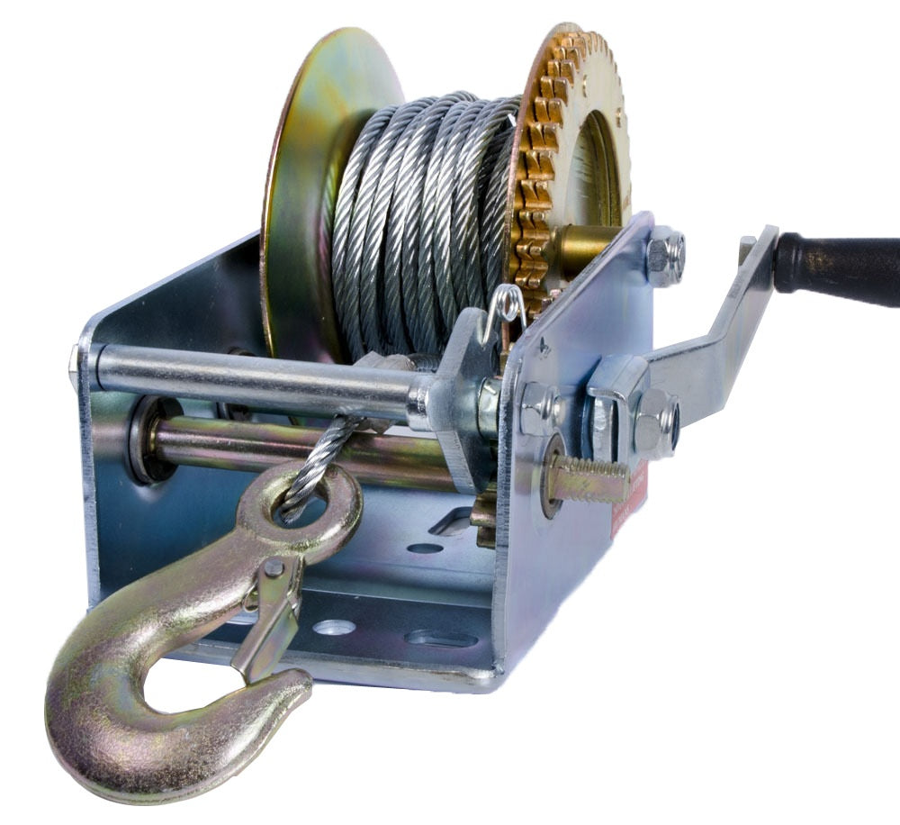 MANUAL PULLING WINCH | TWO-SPEED | 1150 KG / 2500 LBS (ES-2000)