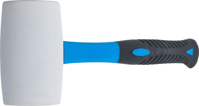 RUBBER MALLET | FIBREGLAS SHAFT | WHITE HEAD | Ø 64 MM | 750 G (1967)