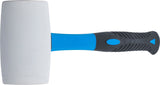 RUBBER MALLET | FIBREGLAS SHAFT | WHITE HEAD | Ø 64 MM | 750 G (1967)