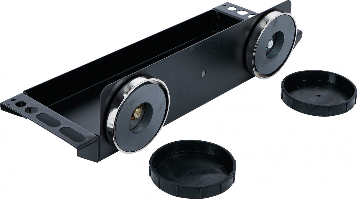 MAGNETIC STORAGE TRAY | WITH SIDE-GATED SCREWDRIVER HOLDER (67185)