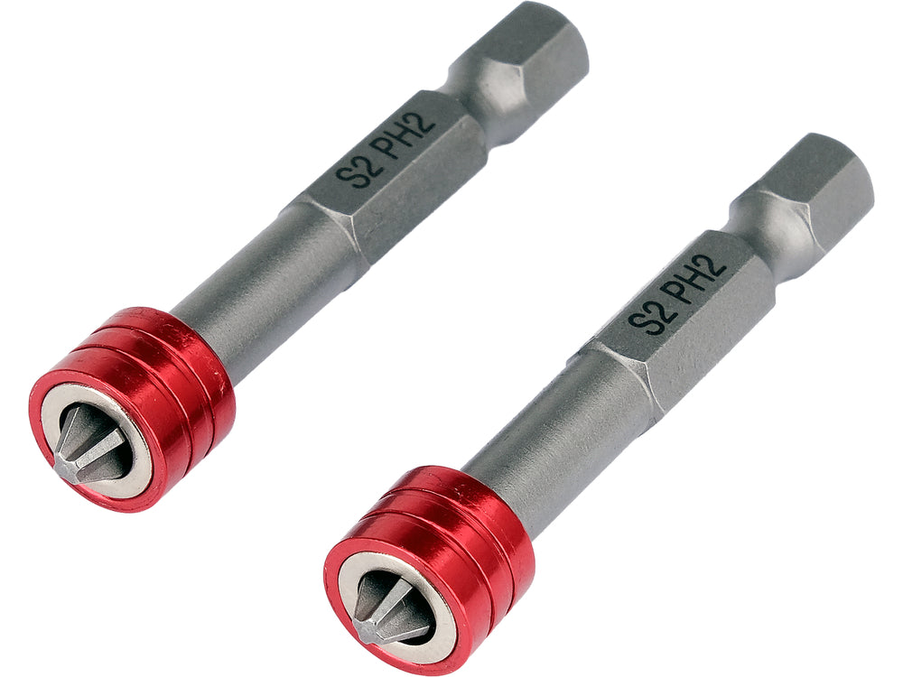 MAGNETIC RING AND STOP BIT SET | 2 PCS. | 50 MM | PH2 (YT-78170)