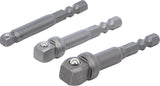 ELECTRIC DRILL WOBBLE ADAPTOR SET | 6.3 MM (1/4") DRIVE | 3 PCS. (9162)