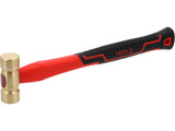 BRASS HAMMER WITH FIBERGLASS HANDLE 300G (YT-45291)