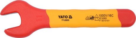 INSULATED OPEN END WRENCH 11MM VDE (YT-20955)