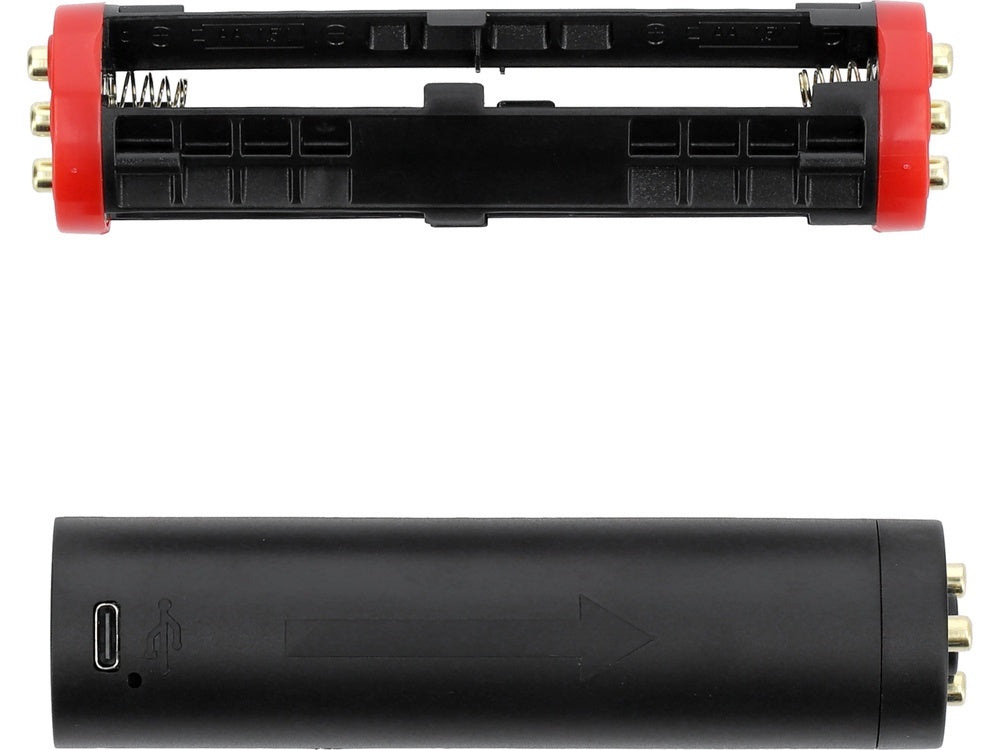 RECHARGEABLE/6XAA FLASHLIGHT 25W 2500LM (YT-085606)
