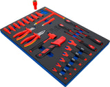 TOOL TRAY 3/3: VDE SOCKET SET | 10 MM (3/8") DRIVE | 26 PCS. (70218)