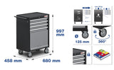 WORKSHOP TROLLEY "TRAINEE" | 4 DRAWERS | WITH 151 TOOLS (4086)